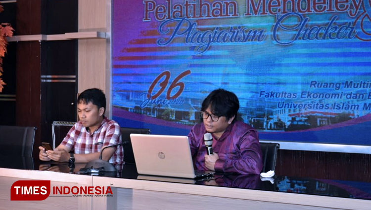 Workshop Mendeley dan PLagiarism Chek oleh FEB Unisma Malang
