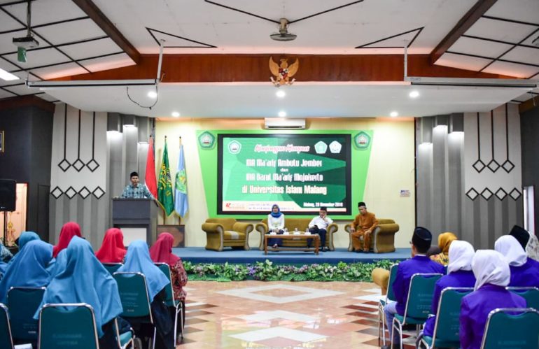 Pentingnya Sinergitas Pendidikan NU, Dua MA Ma’arif Lakukan Studi Kampus ke Universitas Islam Malang