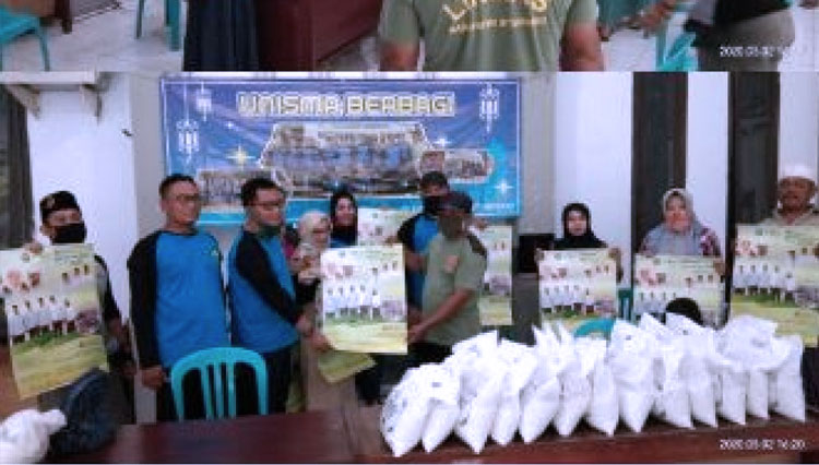 Alumni Unisma Malang di Situbondo Bagikan Paket Sembako
